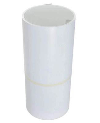 AA3105 14&quot;in X 50'feet Branco/Color Branco Flshing Roll Pre-pintado bobina de acabamento de alumínio usado para a fabricação de calhas de alumínio