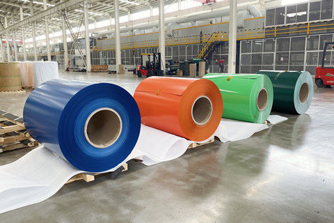 Série 5000 bobina de alumínio revestida de cor PVDF utilizada para transporte