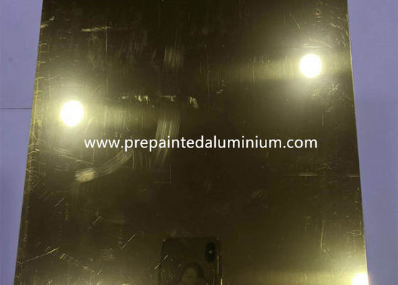 A estratificação de alumínio da iluminação de folha do revestimento do espelho de EN572 1mm 1250mm lustrou anodizado