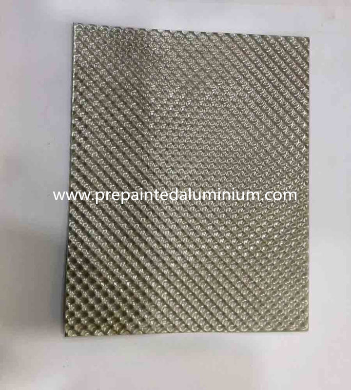 Uso 1060 de alumínio gravado teste padrão da folha do diamante da liga para a decoração