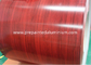 AA3003 3015 H24 Grão de madeira temperada Cobre de alumínio revestido de cor PVDF revestido de alumínio para produção