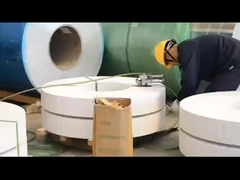 embalagem de bobinas de alumínio revestidas de cor