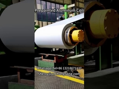 Produção de bobinas de alumínio revestidas de cor