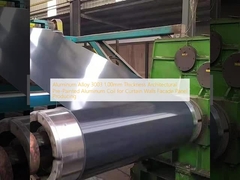 Liga de alumínio 3003 espessura 1,00 mm Arquitetura pre-pintada bobina de alumínio para paredes de cortina painel de fachada produção