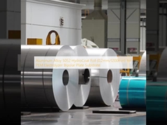 Liga de alumínio 5052 HydroCoat Foil (0,2mm/1200mm) para Substrato de Placa Bipolar de Eletrolisador PEM