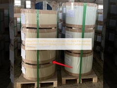 Alloy3105 0,30*185mm Pintura PE anti-gravura Faixa de alumínio pré-pintada para fabricação de cortinas de persianas de porta