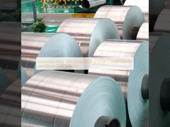 Liga de alumínio 1060 DuctingRoll (2,0 mm × 1400 mm) para sistemas de condutas de ventilação