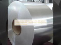 Placa de alumínio de liga de alumínio 5052 (0,8–1,2 mm, largura personalizável, revestimento colorido opcional) para caixa de ar condicionado