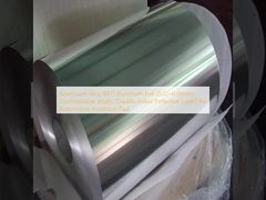 Folha de alumínio de liga de alumínio 8011 (0,02–0,04 mm, largura personalizável, camada reflexiva de dupla face) para almofada de isolamento automotivo