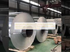 Folha de alumínio de liga de alumínio 3003 para fabricação de recipientes de alimentos, espessura de 0,4–0,8 mm, largura personalizável (tolerância), revestimento PE resistente a óleo