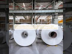 Bobinas de liga de alumínio 3105 para painéis de parede internos de armazenamento a frio (0,6–1,0 mm | Largura personalizada | Camada PE à prova de umidade)