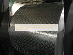 Placa de convés antiderrapante de liga de alumínio 5052 para navios (2,0–4,0 mm | Personalização extra larga | Padrão antiderrapante de cinco costelas)