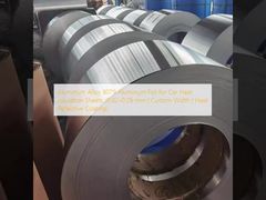 Folha de alumínio de liga de alumínio 8079 para folhas de isolamento térmico de carro (0,02–0,05 mm | Largura personalizada | Revestimento reflexivo de calor)