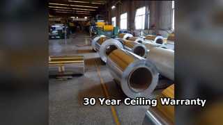 Folha de teto de alumínio 3003 com garantia de 30 anos