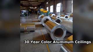 O teto de alumínio durável cobre uma cor de 30 anos