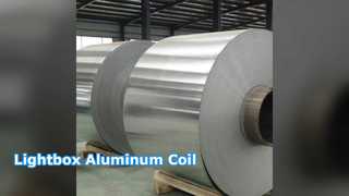 Bobina de alumínio durável para lightboxes
