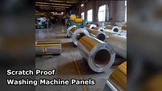 Painéis de alumínio duráveis ​​para máquinas de lavar