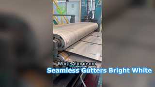 bobina de canalização de alumínio branco