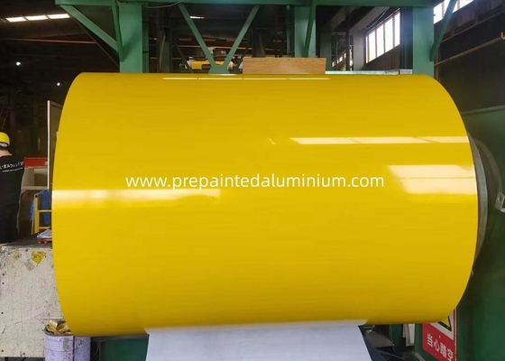 Espessura de alumínio da bobina 0.50mm da laqueação de PVDF para telhar a construção