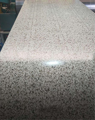 Ligação 3003 H16 padrão de mármore bobina de alumínio pré-pintada com espessura de 0,20-3,00 mm