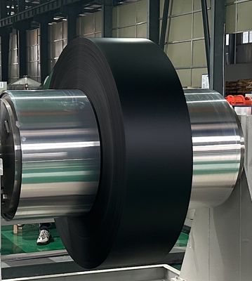 Ligação 3004 Faixa de alumínio revestida de cor preta bobina de alumínio de 1,00 mm espessura 300 mm largura usada para fazer cartas de canal