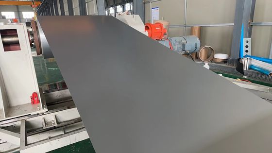 Ligação 3105 Ral 7047 PVDF Revestimento Folha de alumínio 20 Gauge x 48' Pre-pintado bobina de alumínio para cobertura de pátio