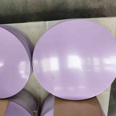 AA1060 H0 0,80mm espessura discos de alumínio pré-pintados círculos de alumínio bonita aparência para fabricação de panelas