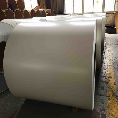 ASTM 0,0209 polegadas espessura 3003 H24 Alta Durabilidade Alumínio revestido de branco e verde com revestimento PE/PVDF