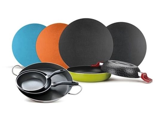 Ligação1060 HO Temperatura 0,70mm Espesso 320mm Diâmetro Discos de alumínio pré-pintados Círculos de alumínio utilizados para fabricação de panelas de cozinha
