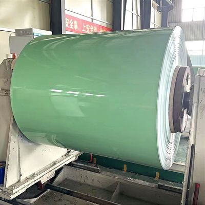 Cobre de alumínio revestido de cores pré-pintado verde de 2,0 mm para painéis de compartimento de trem