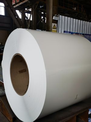 1.2 mm × 1200 mm 1000 série de alumínio branco revestido bobina colorida