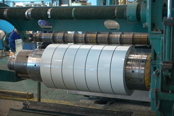 3003 H18 Cobre de alumínio revestido de cor, rolos de calhas laminados a frio