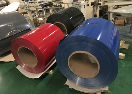 Ligação 3003 Temper H32 espessura 1,00 mm bobina de alumínio pré-pintada para decoração de telhados