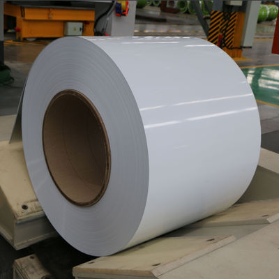 AA3003/1.3mm 1250mm bobina de alumínio pré-pintado branco para decoração de interiores