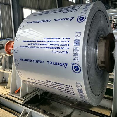 AA3003 H18 espessura 0,5 mm bobina de alumínio pré-pintada usada para revestimento de parede