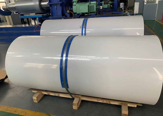 2250mm Largura Ligação ultra-larga 5052 H26 High Brilhante Branco Cobre de Alumínio revestido de cor Usado para Van & Truck Box Making