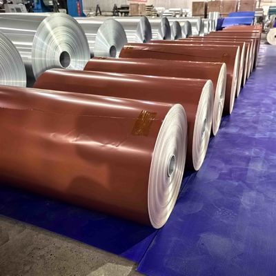 Poliéster de laca colorida AA8011 O Diâmetro 0,08-0,11 mm utilizado para estruturas de isolamento de edifícios