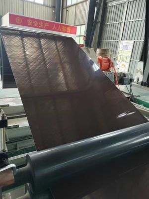 Liga de alumínio 3003 0,50 mm espessura Arquitetônica pre-pintado bobina de alumínio para paredes de cortina painel de fachada Produção