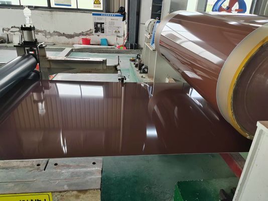 Bobina de alumínio pré-pintada 1060 H24 com 0,6 mm de espessura para decoração de interiores