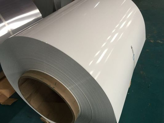 Ligação 3105 H24 Temperature 24 Gauge espessura de cor branca estuco folha de alumínio em relevo para revestimento exterior de edifícios