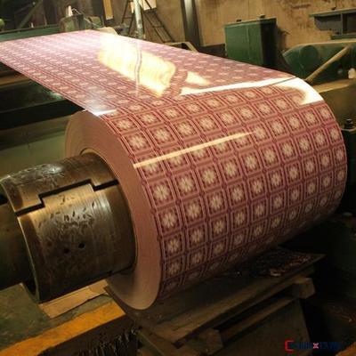 Bobina de alumínio revestida com padrão de mármore Alloy 3003 24Ga X 48 polegadas Chapa de alumínio pré-pintada para fachadas de edifícios