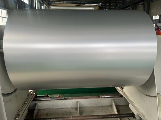 Bobina de alumínio pré-pintada com cor cinza fosco Ral 7046 Kynar PVDF 3105 de liga 0,045 X 36 polegadas para telhas de alumínio