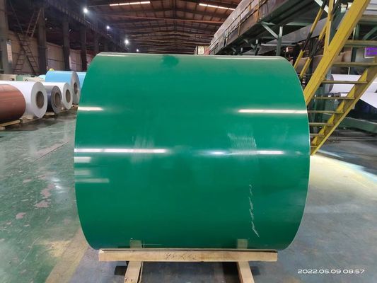 AA3003 H24 1.0MM bobina de alumínio pré-pintada para telhado de edifícios de fábrica