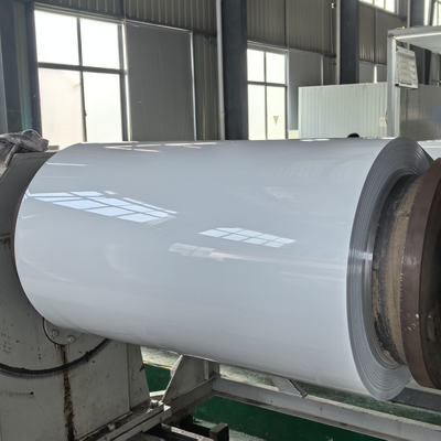2.4mm espessura e 1250mm largura poliéster bobina de alumínio pré-pintado usado na fabricação de cápsulas de acampamento