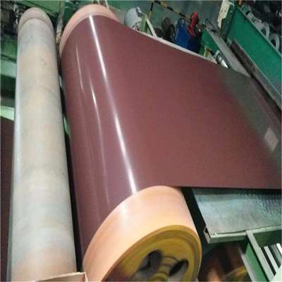 Aloy3105 0,28 mm de espessura de 133 mm de largura de tinta de tinta rastreada tira de alumínio pré-pintada para rolando cortina de porta do obturador para fazer propósito