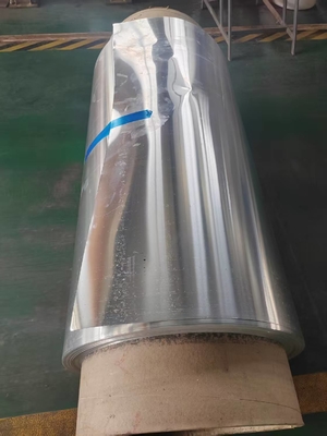 Bobina de alumínio pré-pintada para revestimento de rolo de grau alimentício Alloy8011 H34 com 0,23 mm de espessura para uso em tampas metálicas