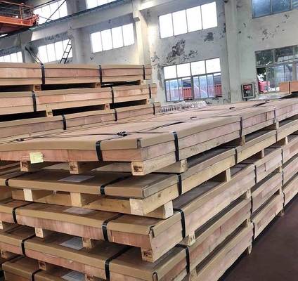 AA3004 H14 0,7MM Chapa de alumínio revestida por cores para telhados
