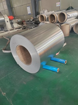 Bobina de alumínio pré-pintada AA5052 H19 0,4MM para tampa de lata e anel de puxar