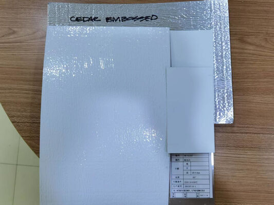 Placa de Alumínio Estampada com Textura de Gesso Brilhante Pré-pintada Liga 3003 para Revestimentos de Câmaras Frigoríficas e Congeladores