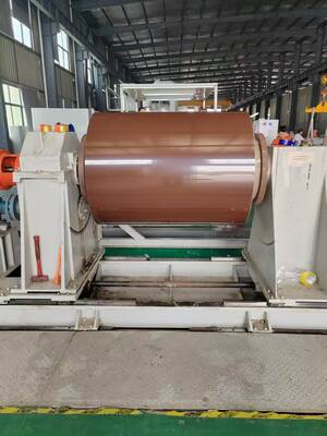 Chapa de Alumínio Pré-Pintada para Cobertura, Liga 3105, Tinta PPG Kynar PVDF Cinza Fosco Ral 7046, Bobina Pré-Pintada, 0,05 Polegadas de Espessura, 49 Polegadas de Largura